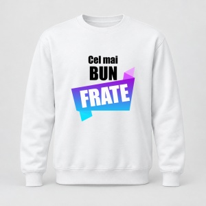 Pulover personalizat Cel mai bun frate, model albastru inchis