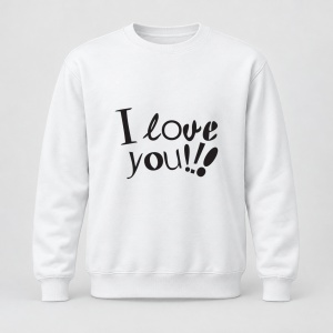 Pulover personalizat I Love You