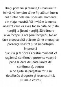 Text nuntă 1