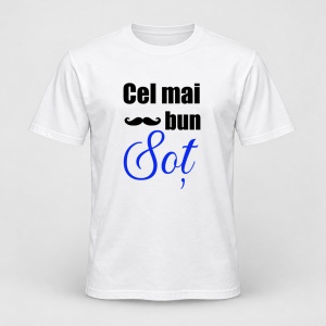 Tricou personalizat Cel mai bun sot, albastru