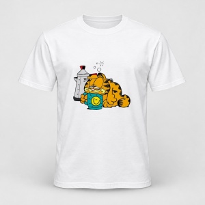 Tricou personalizat Garfield fotograf