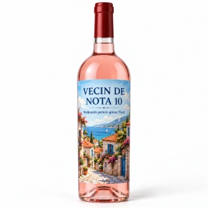 Vin roze personalizat – Vecin de nota 10