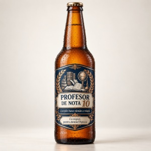 Bere personalizată – Profesor de nota 10 – 330 ml
