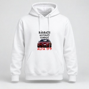 Hanorac personalizat Barbatii adevarati conduc alfa 159