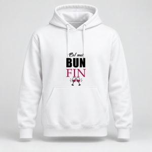 Hanorac personalizat Cel mai bun fin, model pahare
