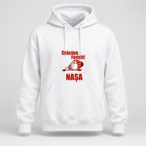 Hanorac personalizat Craciun fericit nasa, model 3