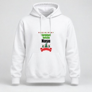 Hanorac personalizat Sarbatori fericite nasu, model verde