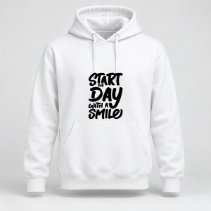 Hanorac personalizat Start the day with a smile