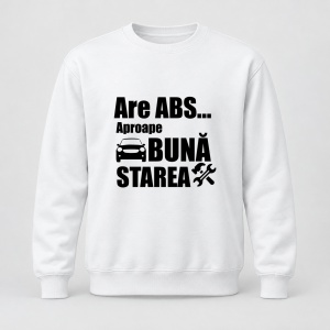 Pulover personalizat Are ABS.. aproape buna starea , negru