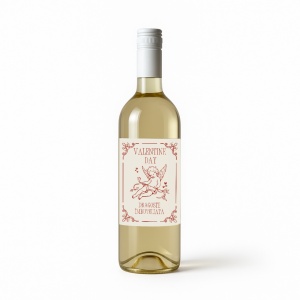 Dragoste îmbuteliată” – vin personalizat, alb, roșu sau roze