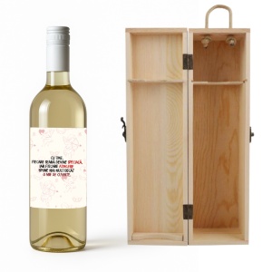 Vin roșu personalizat Valentine’s Day, cadou elegant cu mesaj emoționant.