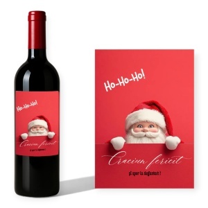 Ho-Ho-Ho! Sticlă personalizată perfectă pentru cadouri de Crăciun!