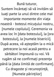 Text botez 2