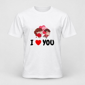 Tricou personalizat Perna i love you lovers