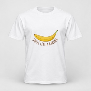 Tricou personalizat Smile like a banana