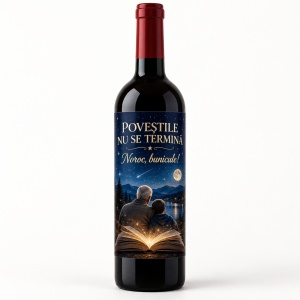 Vin personalizat pentru bunic – Poveștile nu se termină