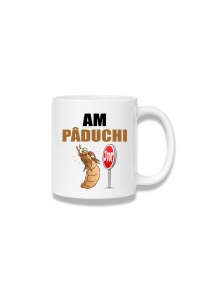 Cană ceramică 380 ml – Am păduchi – mesaj amuzant
