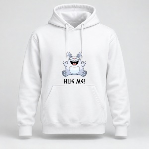 Hanorac personalizat Hug me rabbit