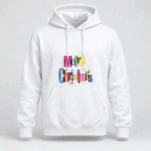 Hanorac personalizat Merry christmas color
