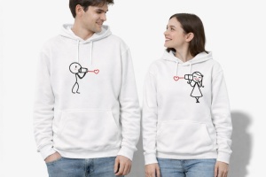 Hanorac personalizat pentru ea „Mesajul Iubirii” – Valentine’s Day