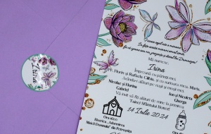 Invitație Botez "Sticker Personalizat" - Img 2