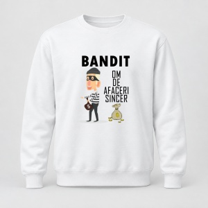 Pulover personalizat Bandit om de afaceri sincer