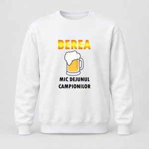 Pulover personalizat Berea, mic dejunul campionilor