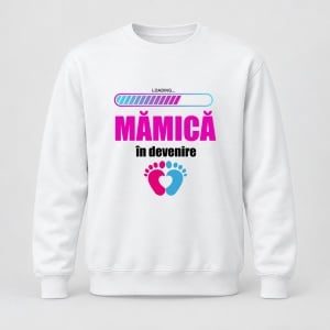 Pulover personalizat Loading mamica in devenire