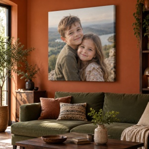 Tablou canvas personalizat cu fotografia copilului