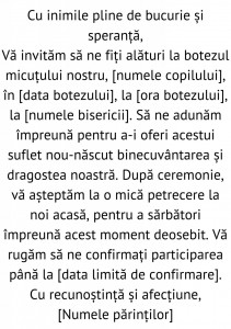 Text botez 3