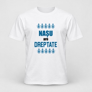 Tricou personalizat Nasu are dreptate, motive traditionale