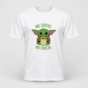 Tricou personalizat No cofee no forcee