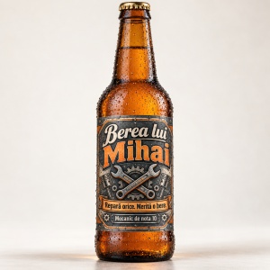 Bere personalizată – Mecanic de nota 10 – 330 ml