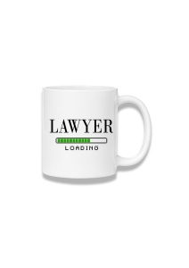 Cană ceramică 380 ml – Lawyer Loading – verde