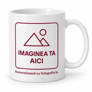 Cană personalizată cu poza ta – Imaginea ta aici, 380 ml