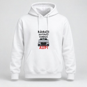 Hanorac personalizat Barbatii adevarati conduc audi