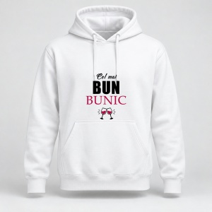 Hanorac personalizat Cel mai bun bunic, model pahare