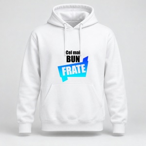Hanorac personalizat Cel mai bun frate, model albastru