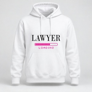 Hanorac personalizat Lawyer loading lady