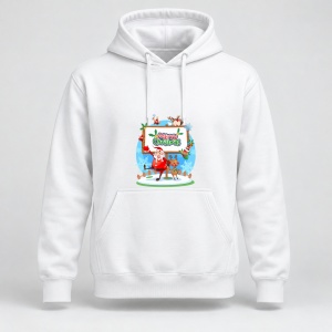 Hanorac personalizat Merry christmas Mos Craciun