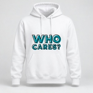 Hanorac personalizat Who cares