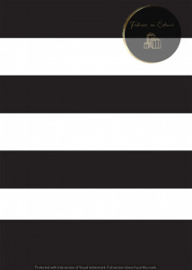 Invitație Botez B436 - Dungi Alb-Negru Minimalist