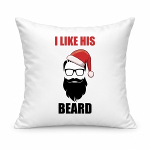 Pernă personalizată I like his beard