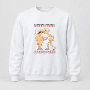 Pulover personalizat Amuzanta pentru pensionari, model motive traditionale