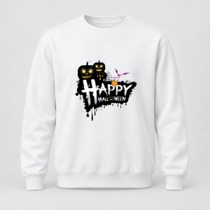 Pulover personalizat Happy Halloween – pisici negre