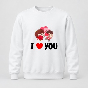 Pulover personalizat Perna i love you lovers