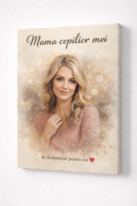 Tablou canvas pentru Mama „Mama copiilor mei” – cadou emoționant