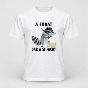 Tricou personalizat A furat dar a si facut