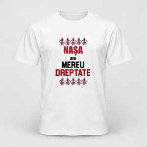 Tricou personalizat Nasa are mereu dreptate, motive traditionale
