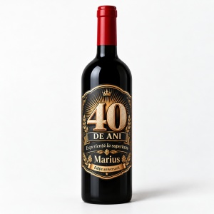Vin personalizat – 40 ani – Experiență la superlativ